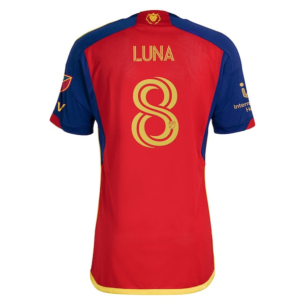Diego Luna Real Salt Lake adidas 2024 Peak Utah Authentic Player Jersey – Red