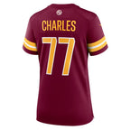 Saahdiq Charles Washington Commanders Nike Women's  Game Jersey -  Burgundy
