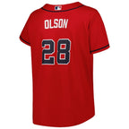 Matt Olson Atlanta Braves Women's Plus Size Replica Player Jersey - Red