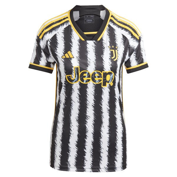 Dušan Vlahović Juventus adidas Women's 2023/24 Home Replica Player Jersey - Black