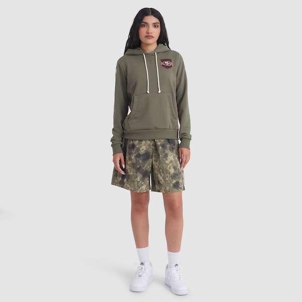 San Francisco 49ers Nike Women's 2025 Salute to Service Sideline Standard Issue Dri-FIT Hoodie - Olive
