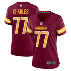 Saahdiq Charles Washington Commanders Nike Women's  Game Jersey -  Burgundy