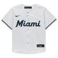 Miami Marlins Preschool Home Replica Jersey - White