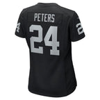Marcus Peters Las Vegas Raiders Nike Women's Team Game Jersey -  Black
