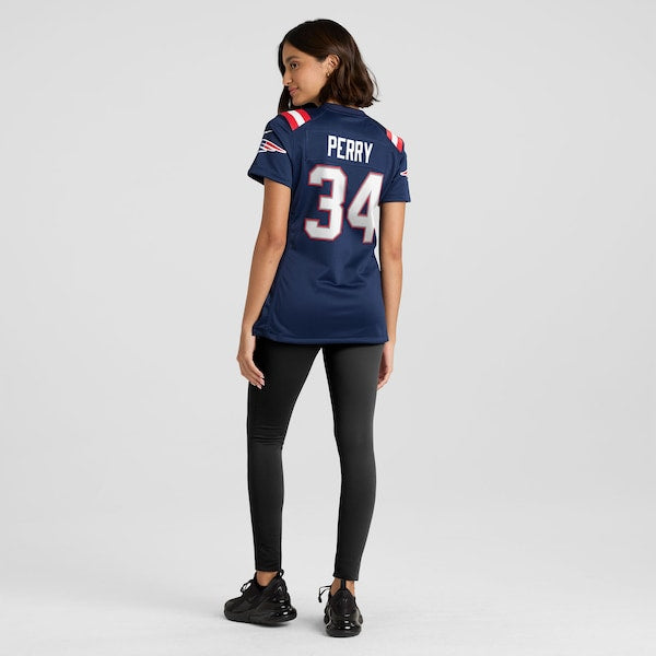 Mark Perry New England Patriots Nike Women's Team Game Jersey -  Navy