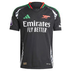 Martin Odegaard Arsenal adidas 2024/25 Away Authentic Player Jersey - Black