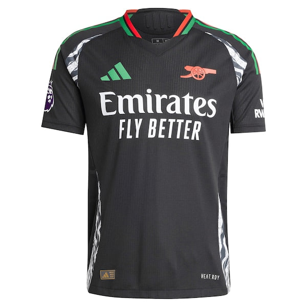 Martin Odegaard Arsenal adidas 2024/25 Away Authentic Player Jersey - Black