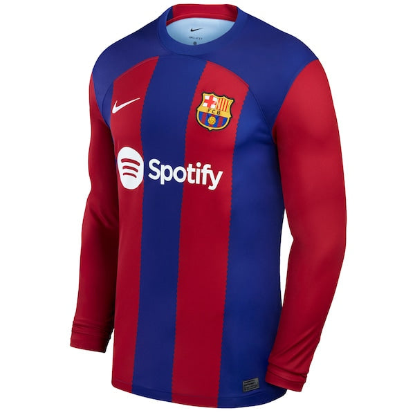 João Félix Barcelona Nike 2023/24 Home Stadium Replica Long Sleeve Player Jersey - Royal