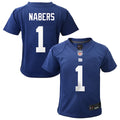 Malik Nabers New York Giants Nike Preschool Team Player Game Jersey - Royal