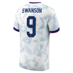 Mallory Swanson USMNT Nike Youth 2025 Home Replica Player Jersey - White