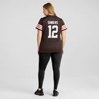 Shedeur Sanders Cleveland Browns Nike Women's 2025 NFL Draft Game Jersey - Brown