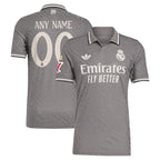 Los Merengues adidas Originals 2024/25 Third Authentic Custom Jersey - Charcoal