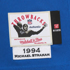 Michael Strahan New York Giants 1994  Authentic Throwback Retired Player Jersey - Royal