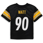 T.J. Watt Pittsburgh Steelers Nike Toddler Game Jersey - Black
