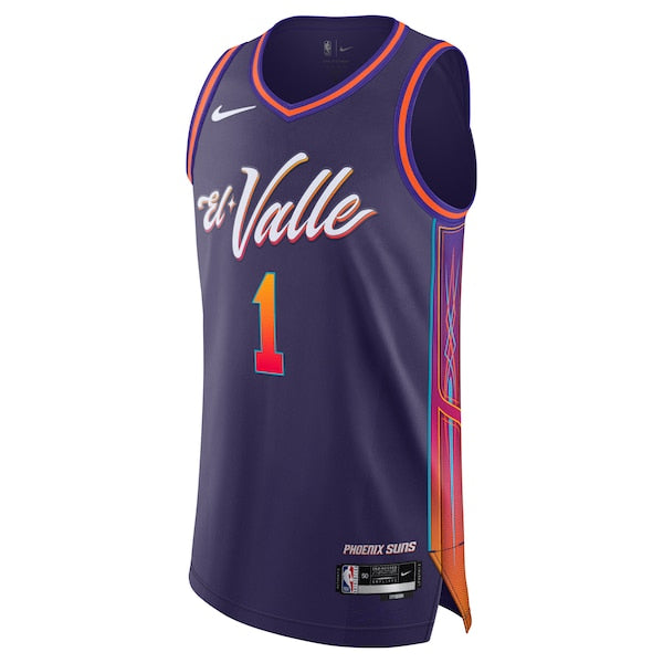 Nike Devin Booker Phoenix Suns  Authentic Jersey - City Edition - Purple