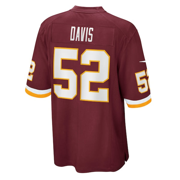 Jamin Davis Washington Football Team Nike 2021 NFL Draft First Round Pick Game Jersey - Burgundy