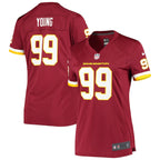 Chase Young Washington Football Team Nike Women's Player Game Jersey - Burgundy