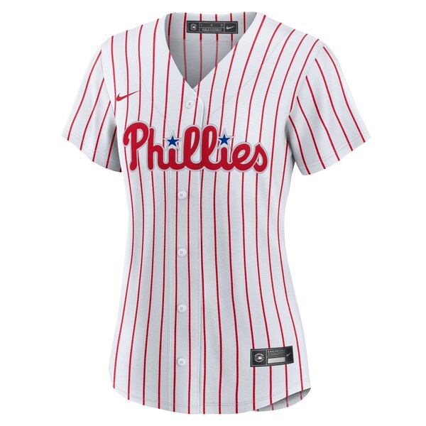 Philadelphia Phillies Nike Women's #1 Bride Home Replica Jersey - White