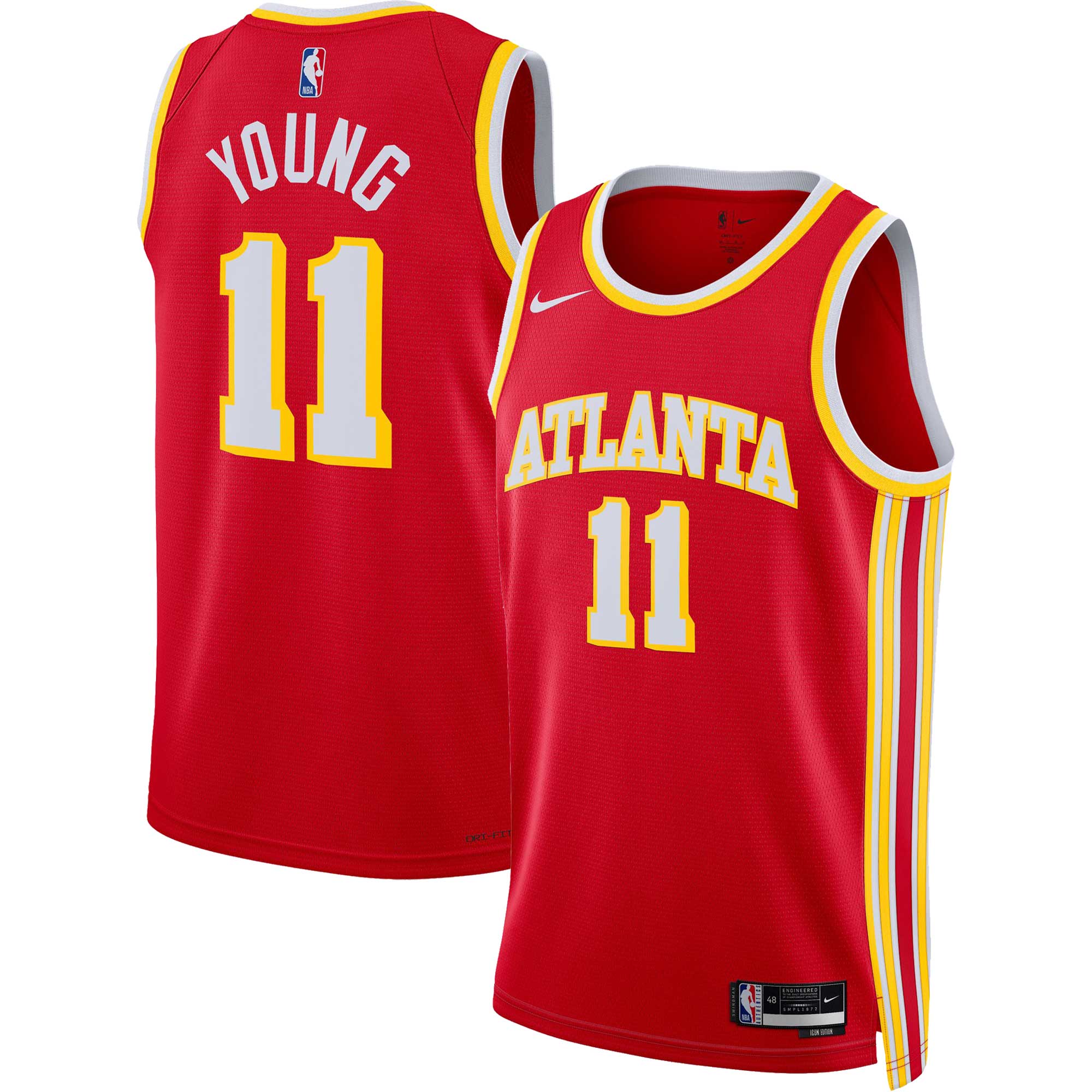 Trae Young Atlanta Hawks Nike Unisex Swingman Jersey - Association Edition - White/Red