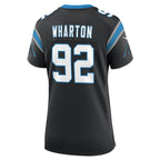 Tershawn Wharton Carolina Panthers Nike Women's Team Game Jersey -  Black