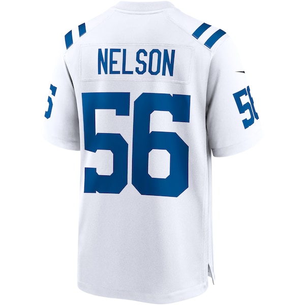Quenton Nelson Indianapolis Colts Nike Game Player Jersey - White/Royal