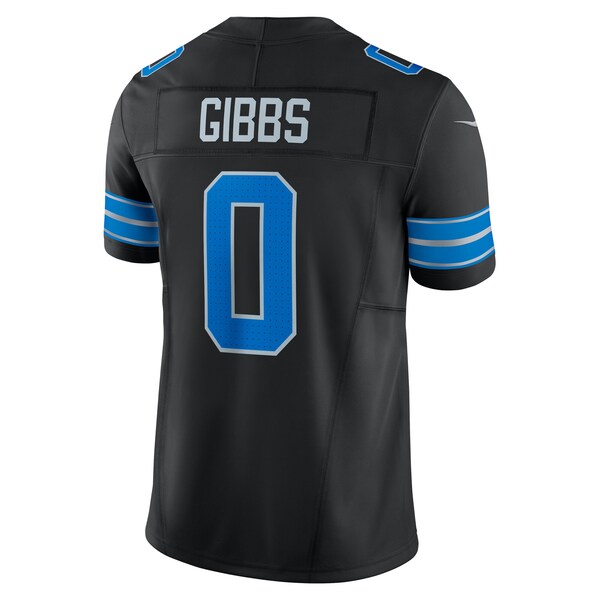 Jahmyr Gibbs Detroit Lions Nike 2nd Alternate Vapor F.U.S.E. Limited Jersey - Black/Blue/White