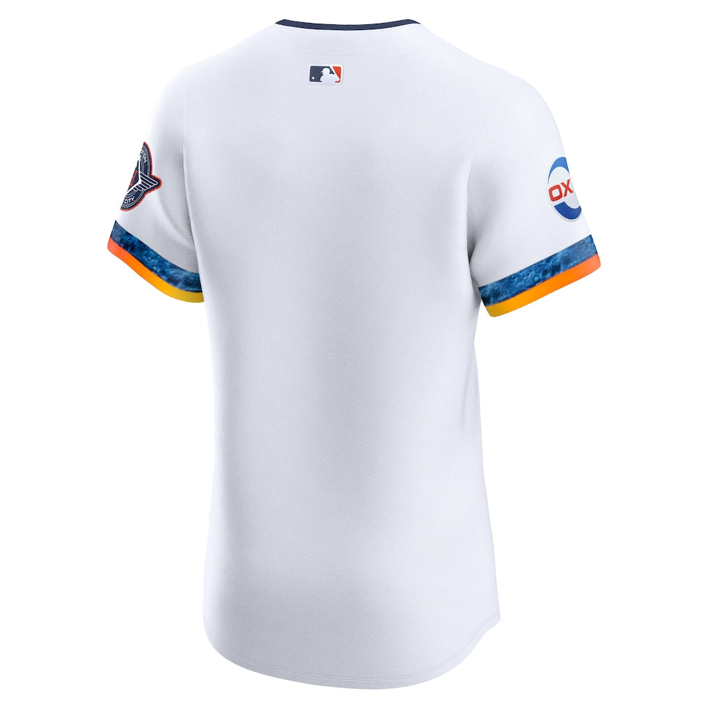 Houston Astros Nike 2025 City Connect Elite Jersey - White