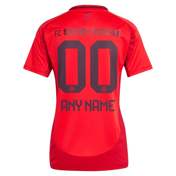 Bayern Munich adidas Women's 2024/25 Home Replica Custom Jersey - Red