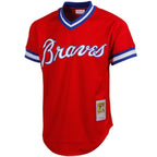 Dale Murphy Atlanta Braves 1980 Authentic Cooperstown Collection Mesh Batting Practice Jersey - Red/Royal