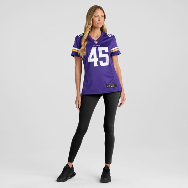 Jordan Kunaszyk Minnesota Vikings Nike Women's  Game Jersey -  Purple