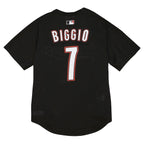 Craig Biggio Houston Astros Profile Big & Tall Cooperstown Collection Mesh Batting Practice Jersey - Black