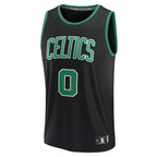 Jayson Tatum Boston Celtics  Fast Break Replica Player Jersey - Statement Edition - Black