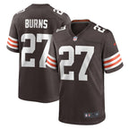 Lorenzo Burns Cleveland Browns Nike Team Game Jersey -  Brown