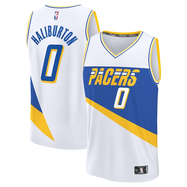 Tyrese Haliburton Indiana Pacers  2025/26 City Edition Fast Break Jersey - White