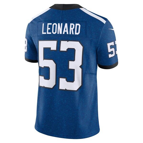 Shaquille Leonard Indianapolis Colts Nike Vapor F.U.S.E. Limited Jersey - Blue/Royal/White