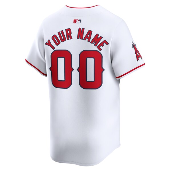 Los Angeles Angels Nike Home Limited Custom Jersey - White