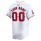 Los Angeles Angels Nike Home Limited Custom Jersey - White
