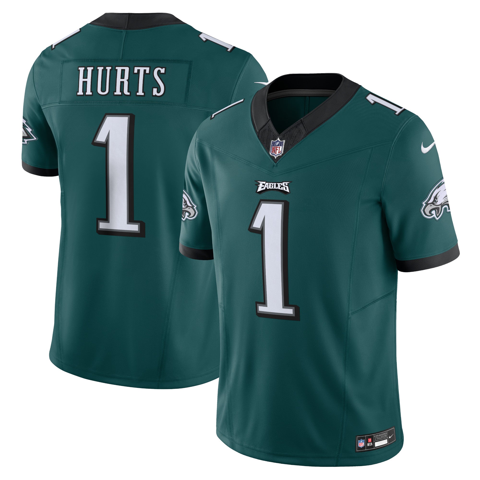 Jalen Hurts Philadelphia Eagles Nike Vapor F.U.S.E. Limited Jersey - White/Black/Green/Kelly Green