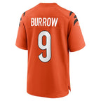 Joe Burrow Cincinnati Bengals Nike Game Jersey - Orange