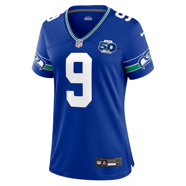 Kenneth Walker III Seattle Seahawks Nike Women's Alternate 2 50th Season Game Jersey - Royal/College Navy