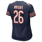 Nahshon Wright Chicago Bears Nike Women's Team Game Jersey -  Navy