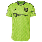 Christian Eriksen Manchester United adidas 2022/23 Third Authentic Player Jersey - Neon Green