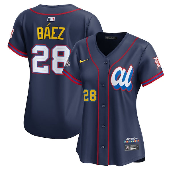 Javier Báez American League Nike Women's 2025 All-Star Edition Limited Player Jersey - Navy
