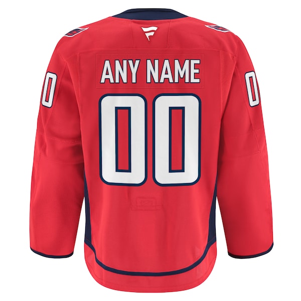 Washington Capitals  Home Authentic Pro Custom Jersey - Red
