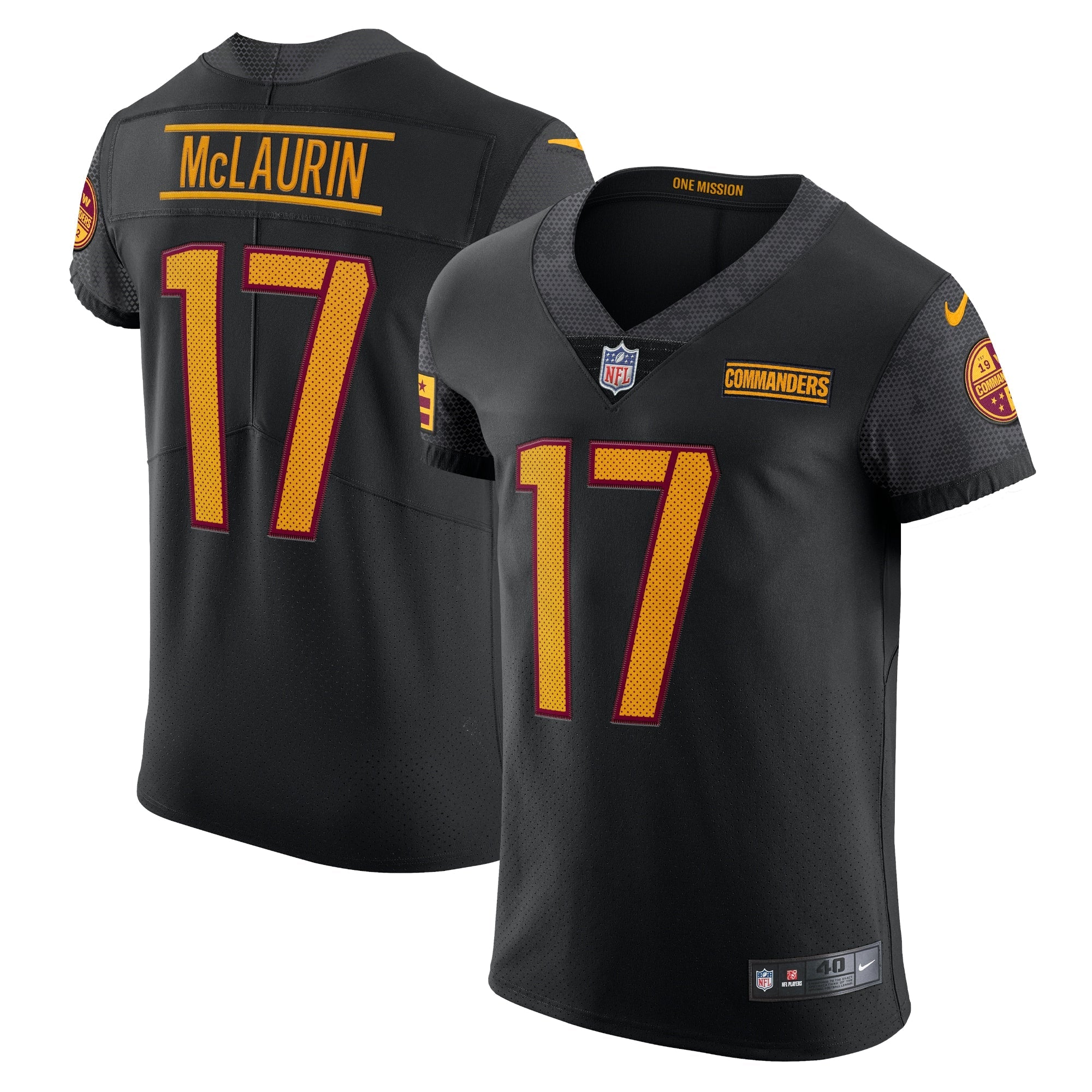 Terry McLaurin Washington Commanders Nike Vapor Elite Jersey - Burgundy/Black/White