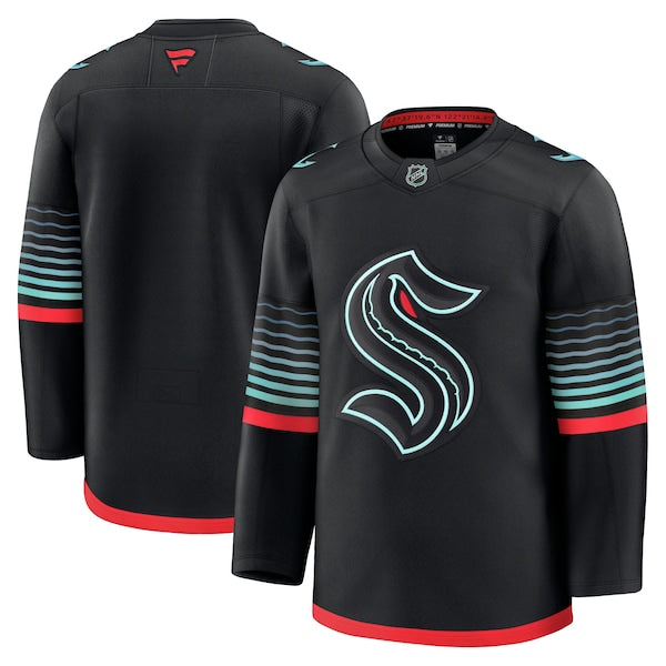 Seattle Kraken  Alternate Premium Jersey - Black/White/Navy