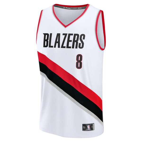 Deni Avdija Portland Trail Blazers  Youth Fast Break Replica Player Jersey - Association - White Edition