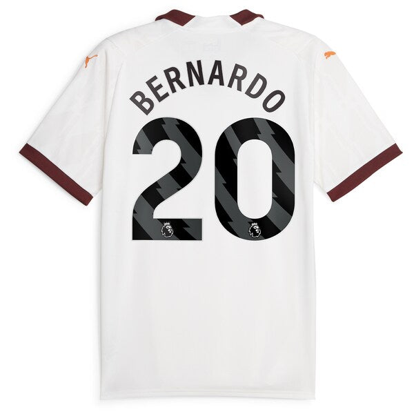 Bernardo Silva Manchester City Puma 2023/24 Away Replica Jersey - White