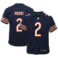 D.J. Moore Chicago Bears Nike Youth Game Jersey - Navy