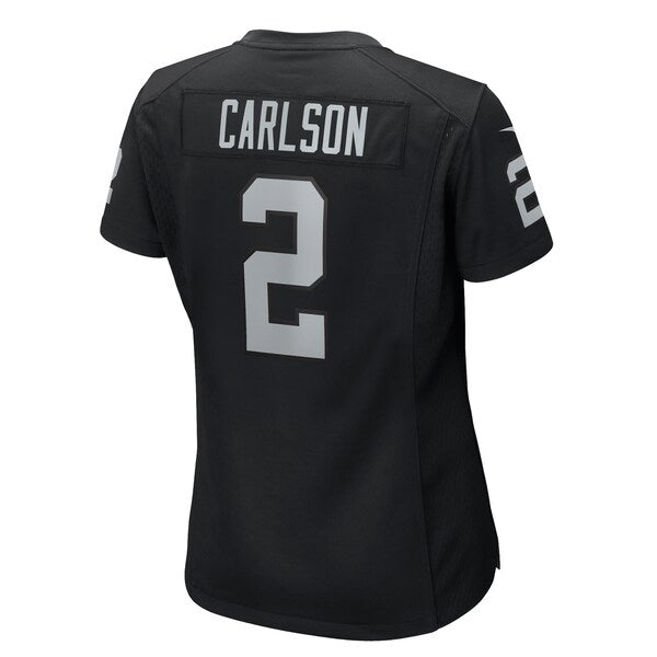 Daniel Carlson Las Vegas Raiders Nike Women's  Game Jersey -  Black